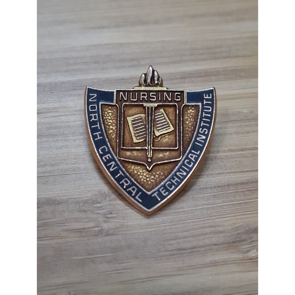 North Central Technical Institute 1974 Vintage Nursing Pin - Wausau Wisconsin